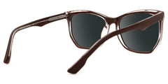 Geometric Libby Coffee Sunglasses deals -Zeelool Glasses