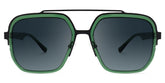 Ace Aviator Green Sunglasses | Zeelool Glasses