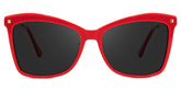 Isaebella Butterfly Red Sunglasses | Zeelool Glasses