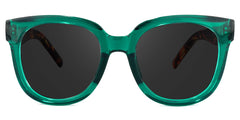 Harrell Square Dark-Green Sunglasses | Zeelool Glasses