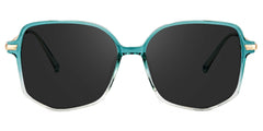Payton Geometric Green Sunglasses | Zeelool Glasses