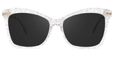 Isaebella Butterfly White Sunglasses | Zeelool Glasses