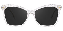 Isaebella Butterfly White Sunglasses | Zeelool Glasses