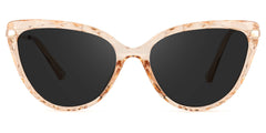 Lucas Cateye Champagne Sunglasses | Zeelool Glasses
