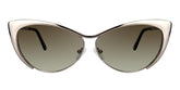 Ellen Cateye Silver Sunglasses | Zeelool Glasses