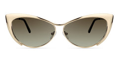 Ellen Cateye Gold Sunglasses | Zeelool Glasses