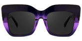 Charmaine Cat Eye Dark-Purple Sunglasses