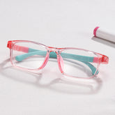 Arddin Rectangle Pink Frame Eyeglasses for Tweens