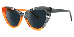 Maxine Cateye Orange Sunglasses | Zeelool Glasses