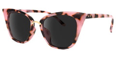 Chandrikar Cat Eye Pink-Floral Sunglasses | Zeelool Glasses