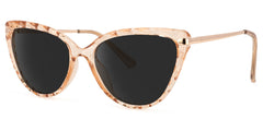 Lucas Cateye Champagne Sunglasses | Zeelool Glasses