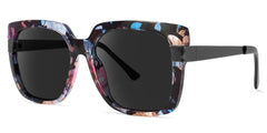 Reeves Square Floral Sunglasses | Zeelool Glasses