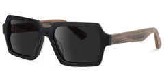 Arthur Geometric Black Sunglasses | Zeelool Glasses