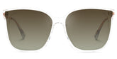 Tammie - Square Crystal Frame Sunglasses