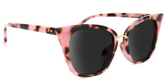 Chandrikar Cat Eye Pink-Floral Sunglasses | Zeelool Glasses