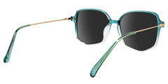 Payton Geometric Green Sunglasses | Zeelool Glasses