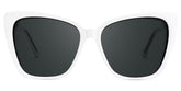 New White-Black Color for Shanell Acetate Sunglasses | Zeelool Optical