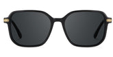 Jetson Black Rectangle Sunglasses Online | Zeelool