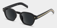 Leilani Black Frame Polarized Sunglasses with rectangle Style Online | ZEELOOL