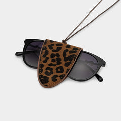 Magnetic Sunglasses Strap Eyeglass Cord in Leopard Pattern