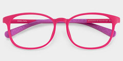 Kids Rectangle PinkAmaker Frame Glasses | Zeelool