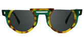 Mastin Round Tortoise Half Frame Sunglasses