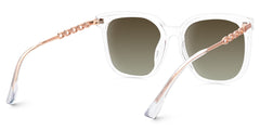 Tammie - Square Crystal Frame Sunglasses