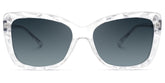 Edna Cateye Crystal Sunglasses | Zeelool Glasses