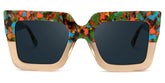 Brandon Square Champagne Sunglasses | Zeelool Glasses
