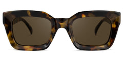Nevaeh Square Tortoise Sunglasses | Zeelool Glasses
