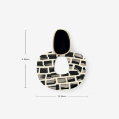 Earrings Accessories For Glasses in Black Color