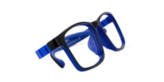 Arddin Rectangle Blue Frame Eyeglasses for Tweens