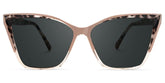 Cateye Adalis Champagne Sunglasses deals -Zeelool Glasses