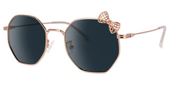 Kaitlyn Geometric Rose-Gold Sunglasses | Zeelool Glasses