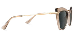 Indira Cat Eye Champagne Sunglasses | Zeelool Glasses