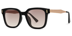 Frederik Square Black Full Frame Sunglasses | Zeelool