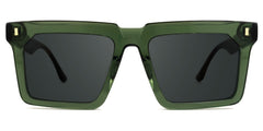 Moreland Rectangle Green Sunglasses Frames