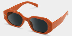 Soleil orange Frame Polarized Sunglasses with rectangle Style Online | ZEELOOL