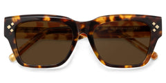 Marlowe Tortoise Rectangle Polarized Sunglasses Online | Zeelool