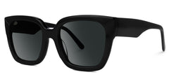 Rainna Square Black Sunglasses