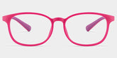 Kids Rectangle PinkAmaker Frame Glasses | Zeelool