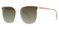 Tammie - Square Crystal Frame Sunglasses