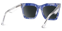 Navy Blue Sunglasses Frames With Square