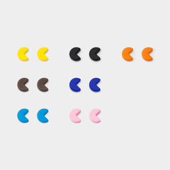 7 Pair Moon Shape Multicolor Non-Slip Ear Grips