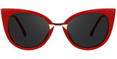 Jacqueline Cat Eye Red Sunglasses | Zeelool Glasses