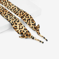 Scarf Chains Accessories For Glasses in Brown Leopard Color