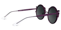 Nelida Designer Sunglasses in Round Purple Frame