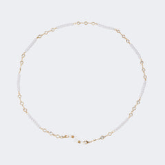 Fashion Eyeglasses Crystal Diamond Pearl Eyeglasses Chains Accessories on Zeelool