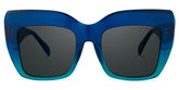 Charmaine Blue-Green Frame Sunglasses | Zeelool Optical