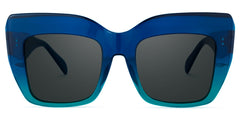 Charmaine Blue-Green Frame Sunglasses | Zeelool Optical
